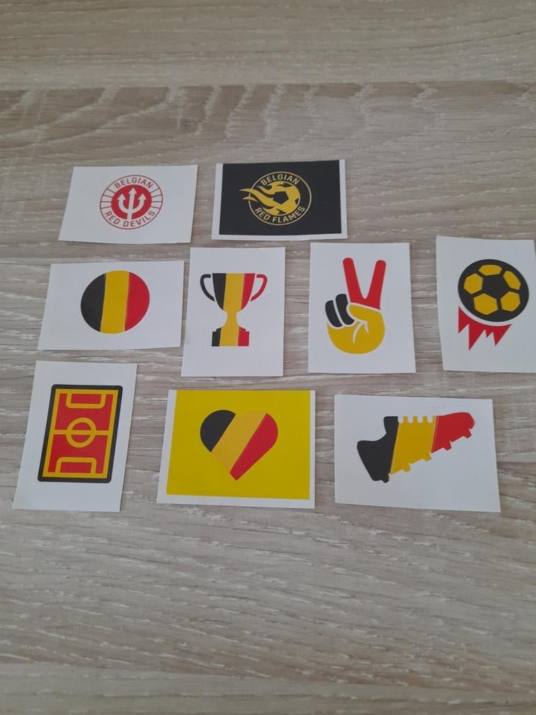 Stickers van de rode duivels boek geweest, Verzamelen, Ophalen of Verzenden, Zo goed als nieuw, Poster, Plaatje of Sticker