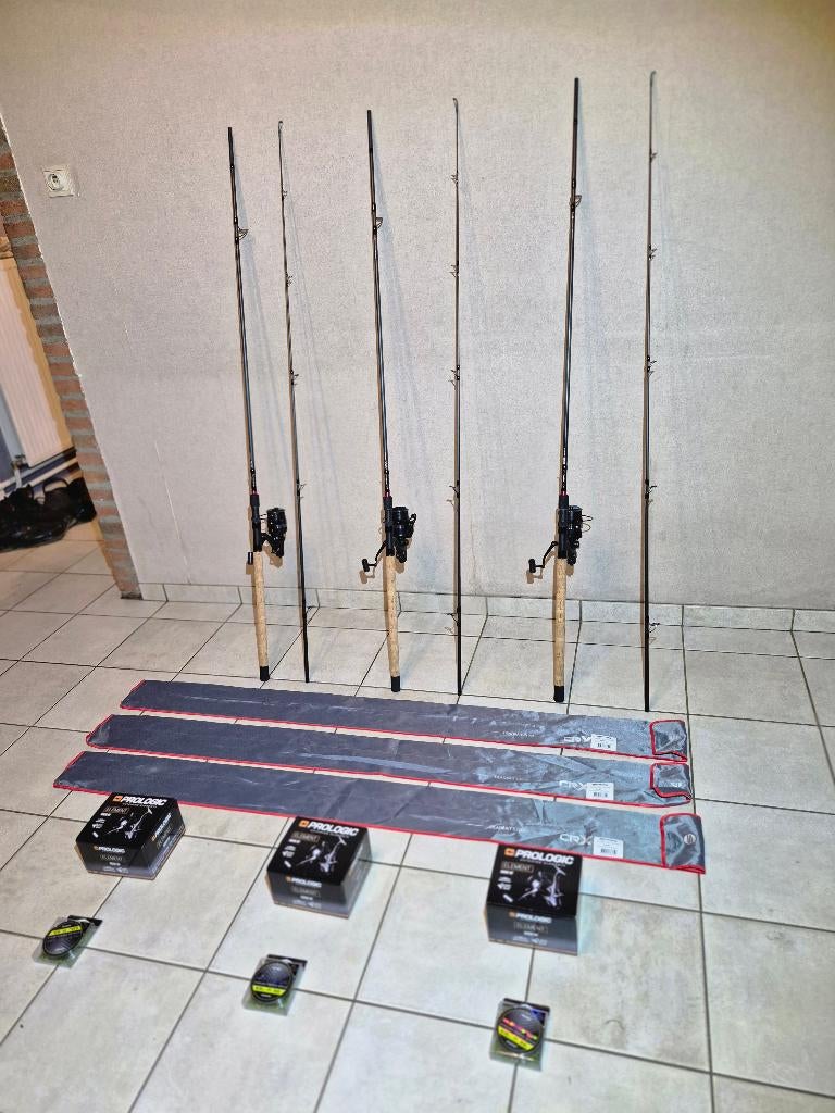 3 SPRO CRX Deadbait 3.00m 100gr Snoek-karperhengels+Progolic, Enlèvement, Comme neuf, Canne à lancer