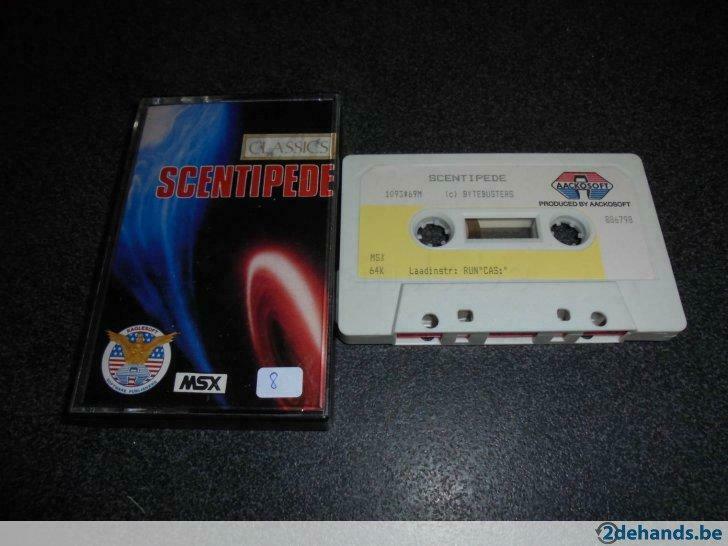 MSX - Scentipede, Games en Spelcomputers, Ophalen of Verzenden, Gebruikt