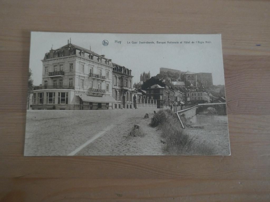 Huy le quai d'Autrebande Banque Nationale Hotel L'Aigle Noir, Enlèvement ou Envoi, Non affranchie, Liège