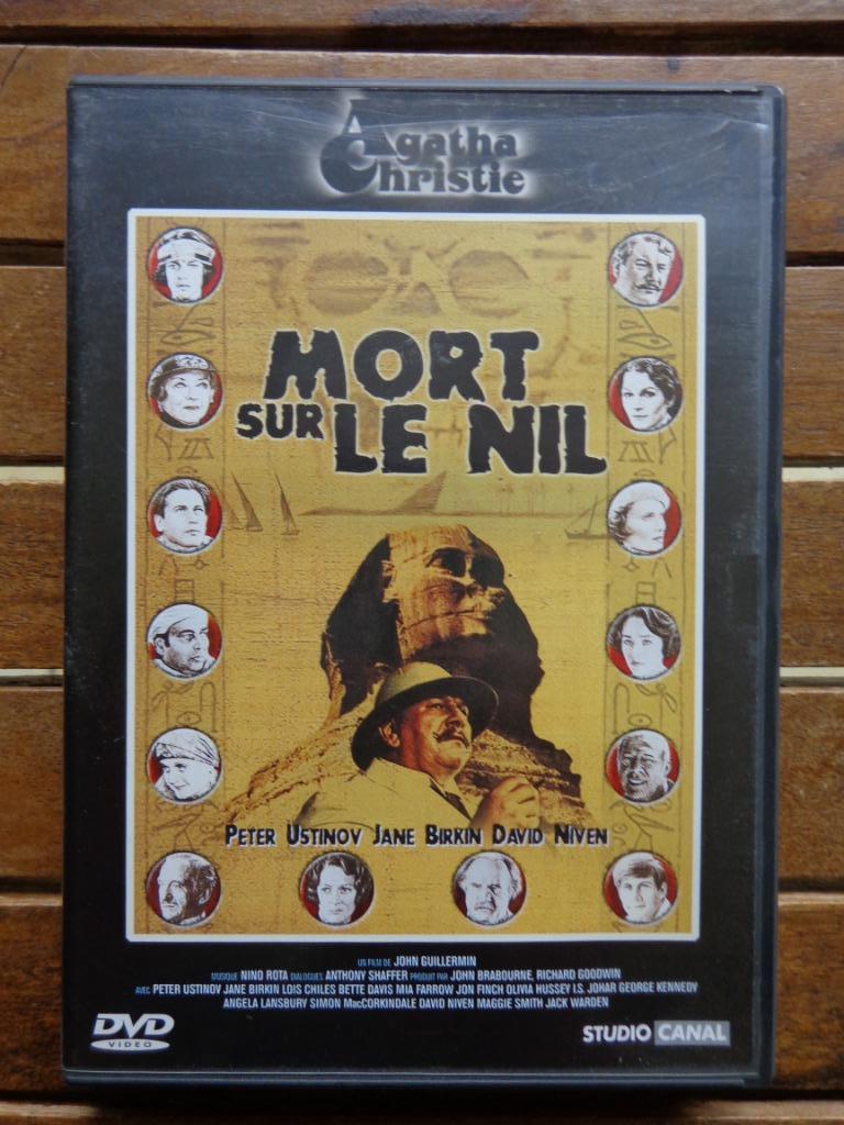 )))  Mort sur le Nil  //  Peter Ustinov  (((, Cd's en Dvd's, Alle leeftijden, Ophalen of Verzenden, Zo goed als nieuw, Detective en Krimi