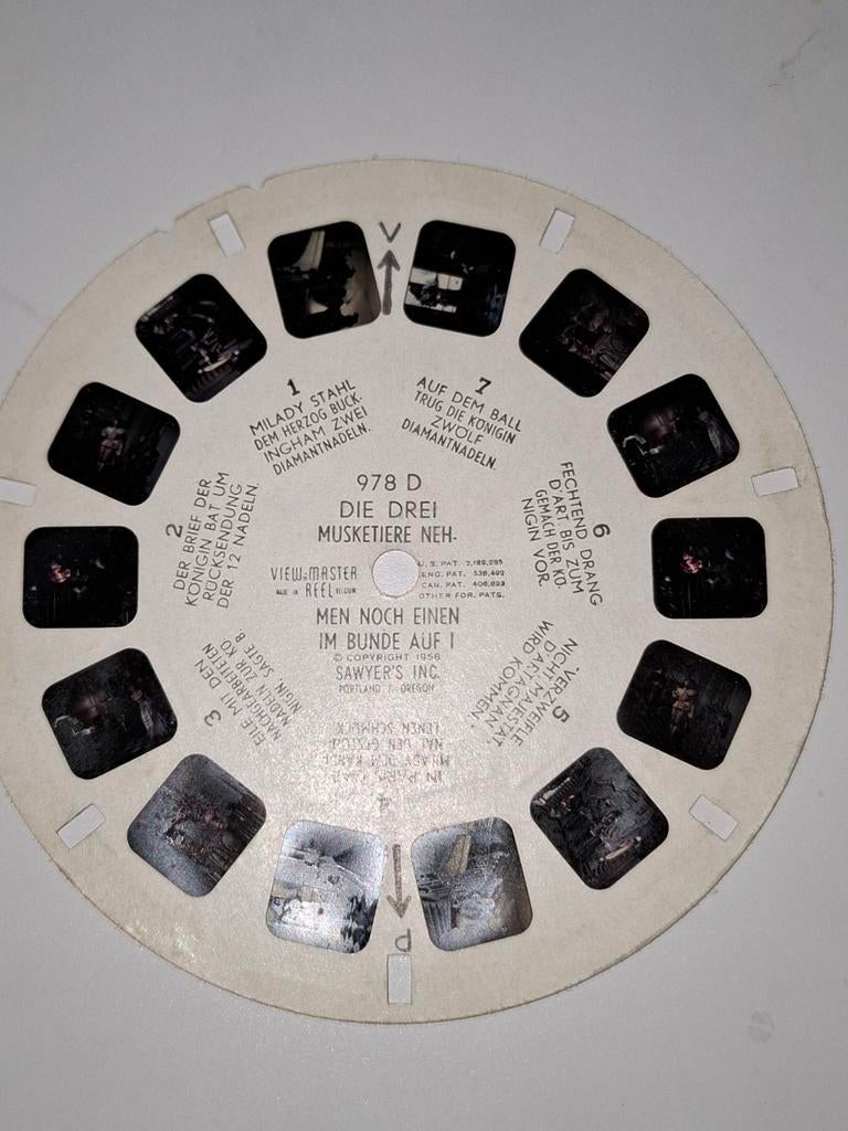 Viewmaster : Les Trois Mousquetaires 978 D, Envoi