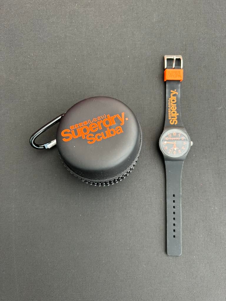 Superdry Scuba polshorloge, Ophalen, Zo goed als nieuw, Polshorloge