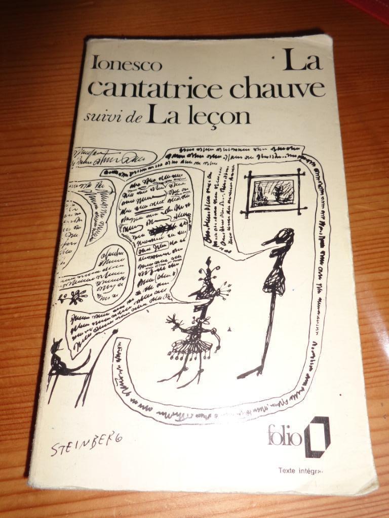 livre : La cantatrice chauve suivi de La Leçon de Ionesco, Boeken, Filosofie, Gelezen, Algemeen, Ophalen of Verzenden