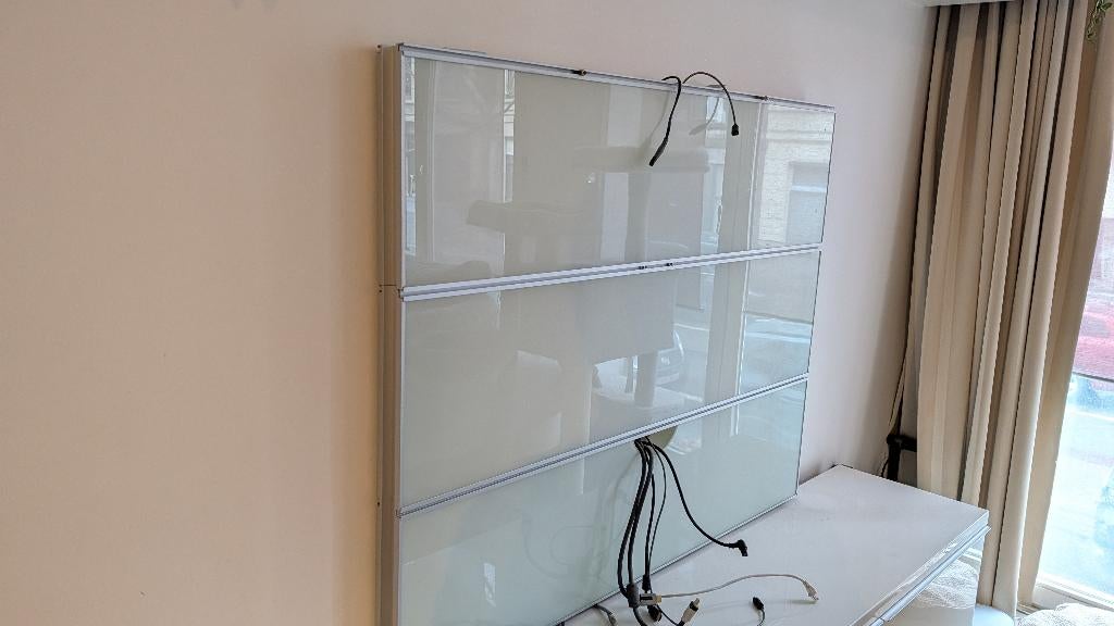 Tv achterwand meubel, Ophalen, Gebruikt, 100 tot 150 cm, Minder dan 25 cm