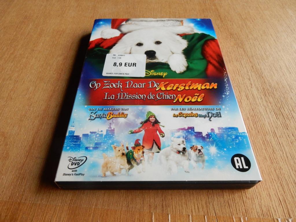 nr.1402 - Dvd: opzoek naar de kerstman - jeugdfilm, Cd's en Dvd's, Avontuur, Alle leeftijden, Ophalen of Verzenden, Zo goed als nieuw