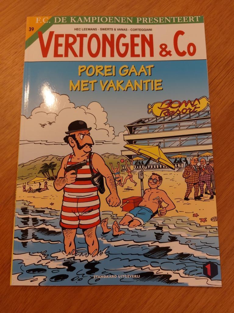 Strip Vertongen&Co 'Porei gaat met vakantie' NIEUW 5 euro, Enlèvement ou Envoi, Neuf, Fiction général