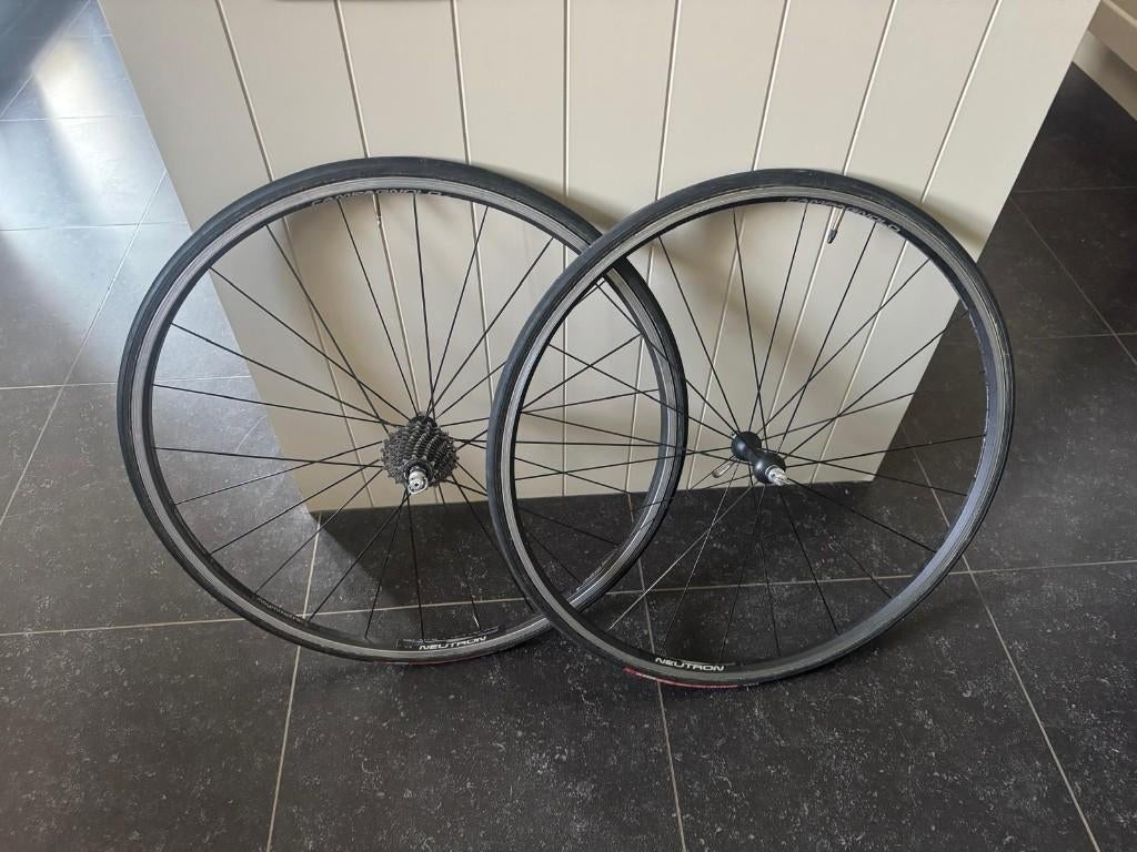 1 set wielen voor koersfiets & Garmin Edge Explorer, 53 tot 57 cm, Ophalen, Gebruikt, Overige merken