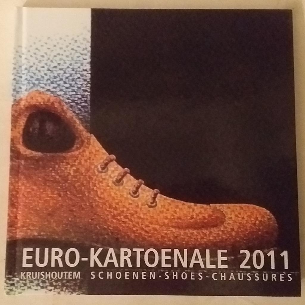 Euro-kartoenale Kruishoutem 2011: Thema schoenen - 108pp., Ophalen of Verzenden