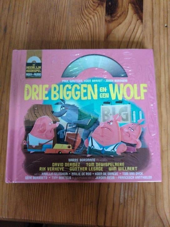 Drie biggen en een wolf - special edition (met cd en downloa, Ophalen, Paul Wauters; Koen Brandt; Mark Borgions