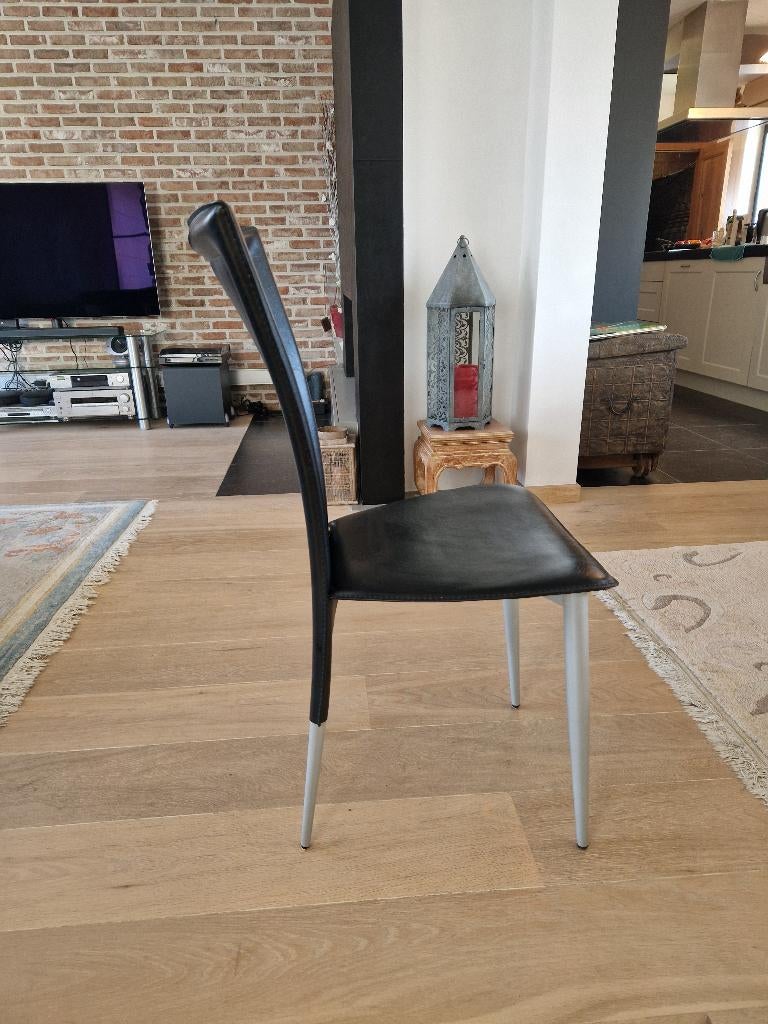 living of keuken stoelen, Ophalen, Zwart, Zo goed als nieuw, Modern