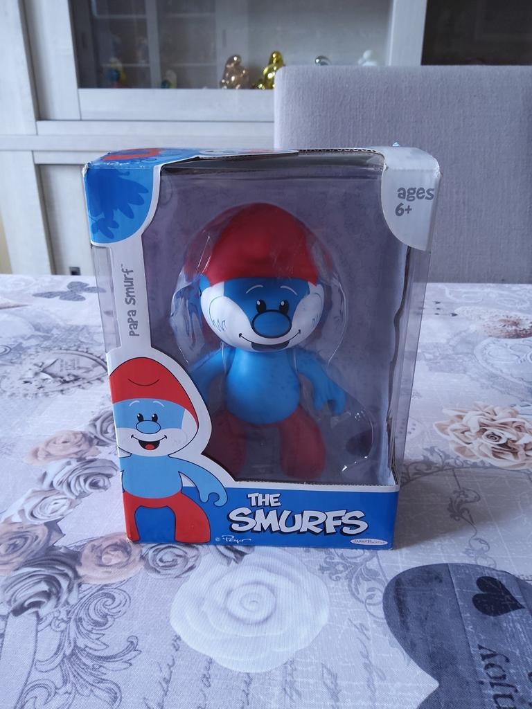 Grote smurf Jakks Pacific, Ophalen of Verzenden, Zo goed als nieuw, Grote Smurf, Poppetje, Figuurtje of Knuffel