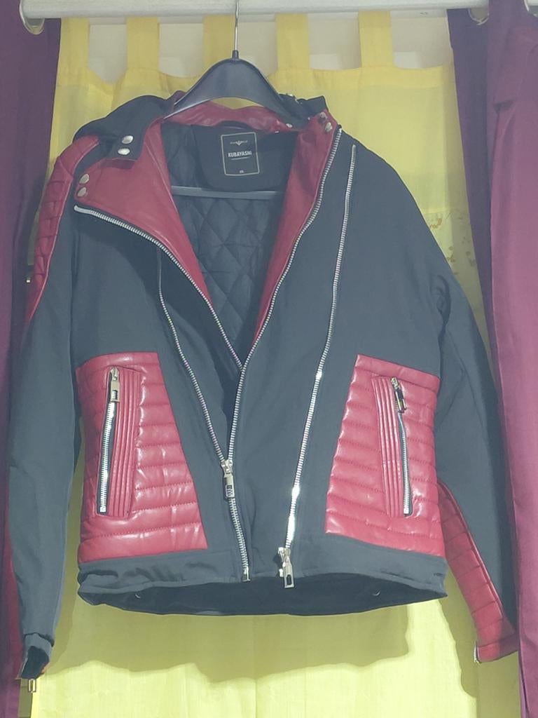 KUBAYASHI rood imitatiejack, Ophalen of Verzenden