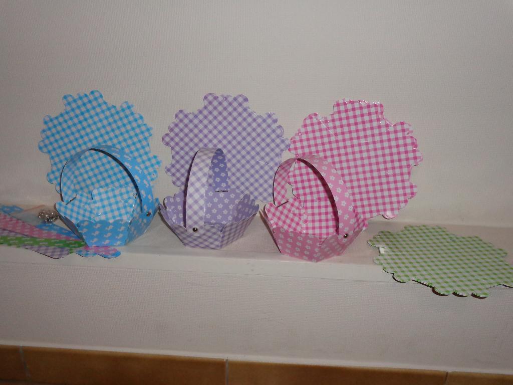 paniers de Pâques en carton : 9 pièces (NEUF), Enlèvement ou Envoi, Neuf
