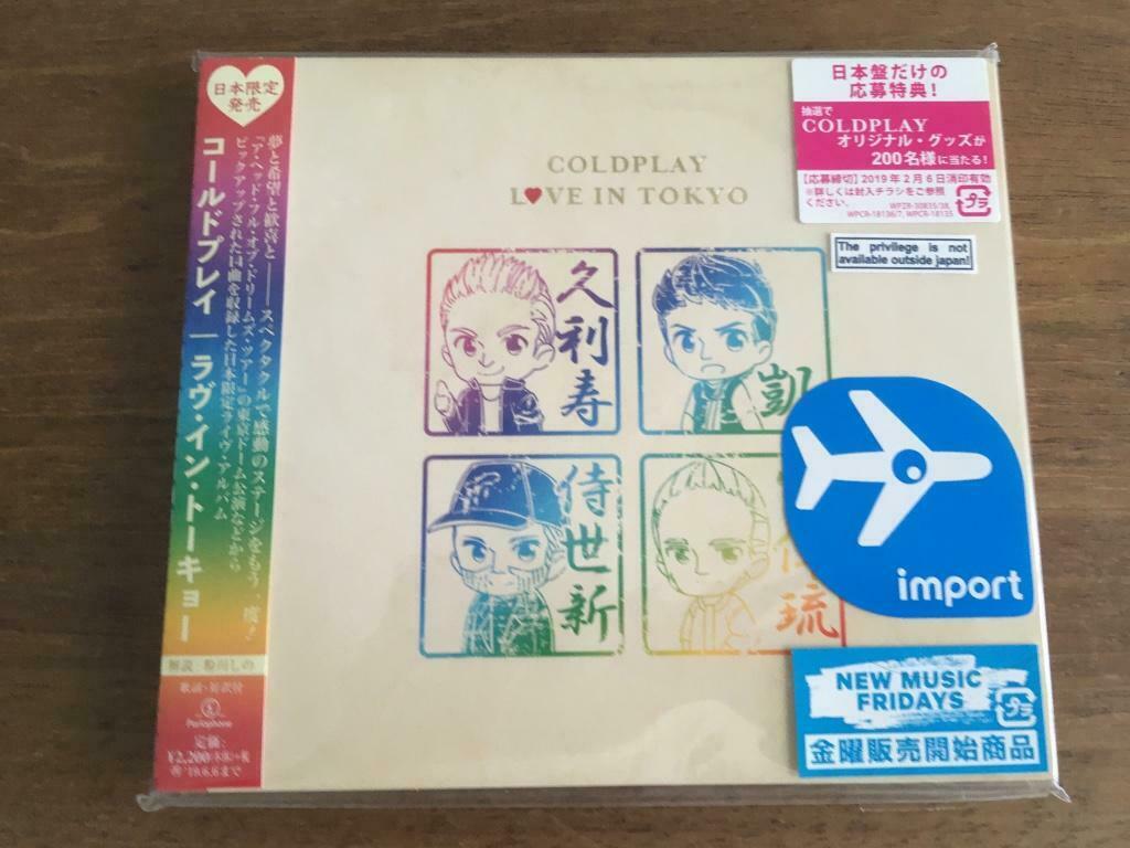 Cd Coldplay Love In Tokyo Live Album Japanse Import NIEUW, Ophalen of Verzenden, Nieuw in verpakking