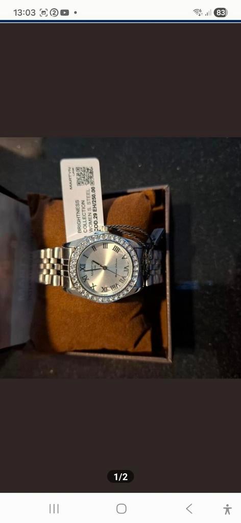 Montre femme Martyn line neuve jamais porté., Enlèvement, Argent