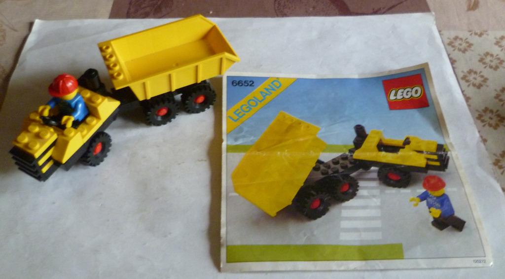 Lego Legoland camion de construction #6652, Ophalen of Verzenden, Zo goed als nieuw, Complete set, Lego