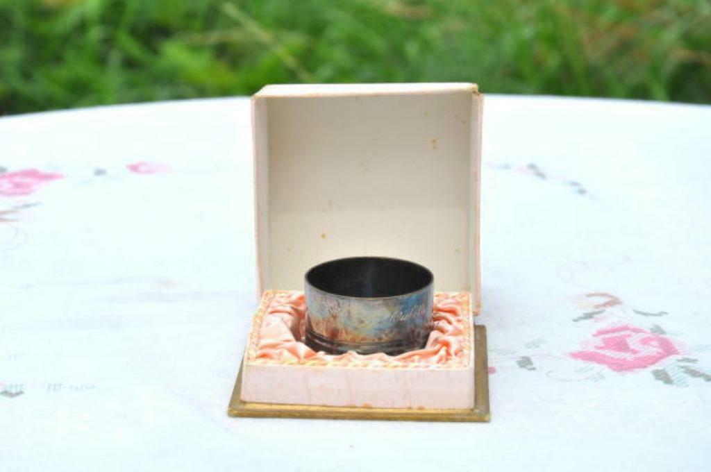 §  rond de serviette inscription michelle, Ophalen of Verzenden