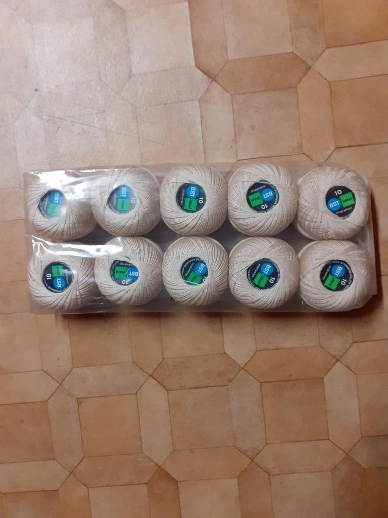 40 bolletjes haakgaren., Hobby en Vrije tijd, Breien en Haken, Ophalen of Verzenden, Nieuw
