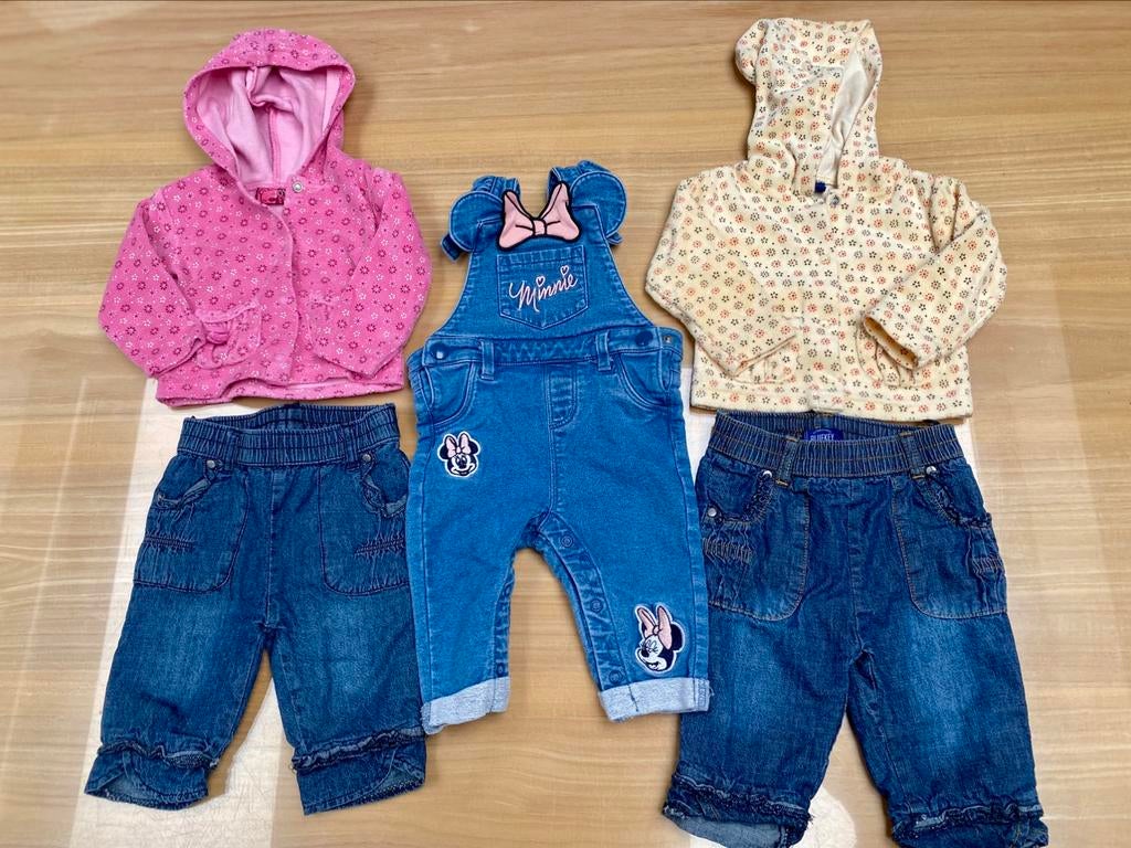 Jeans setjes maat 62/68, Ophalen of Verzenden, Zo goed als nieuw, Setje