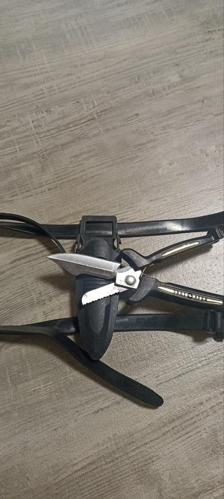 Aqua Lung mes en Schaar, Watersport en Boten, Duiken, Ophalen of Verzenden