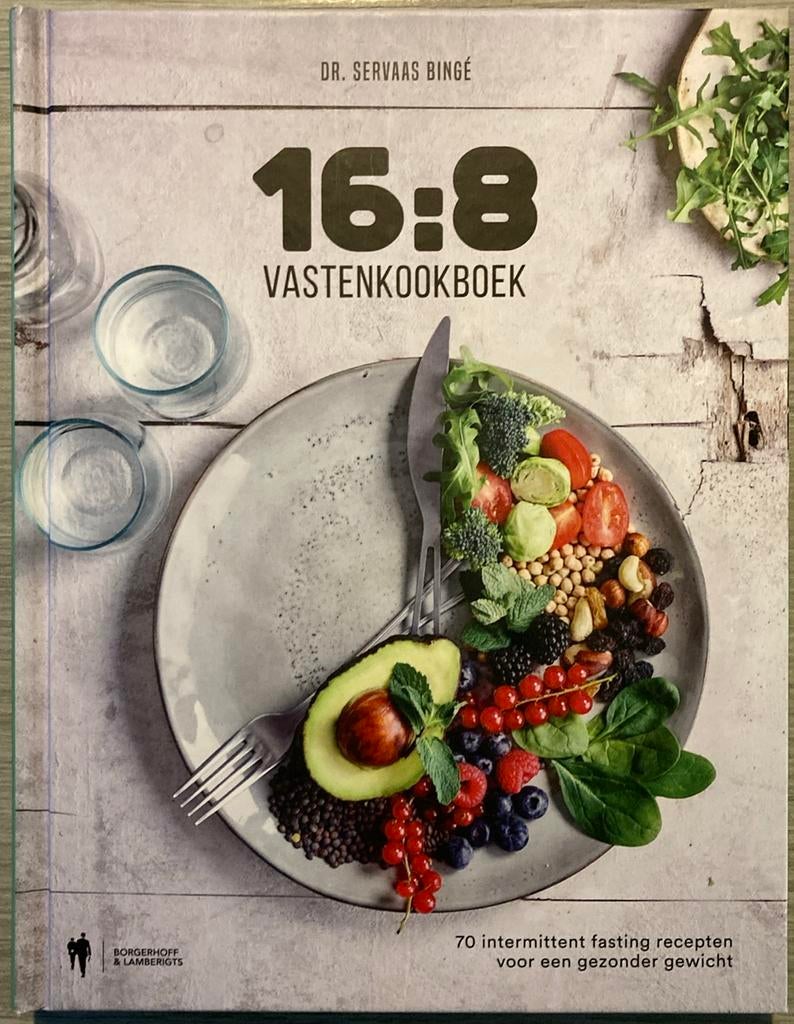 Servaas Dr. Bingé - 16:8 vastenkookboek, Ophalen of Verzenden, Servaas Dr. Bingé