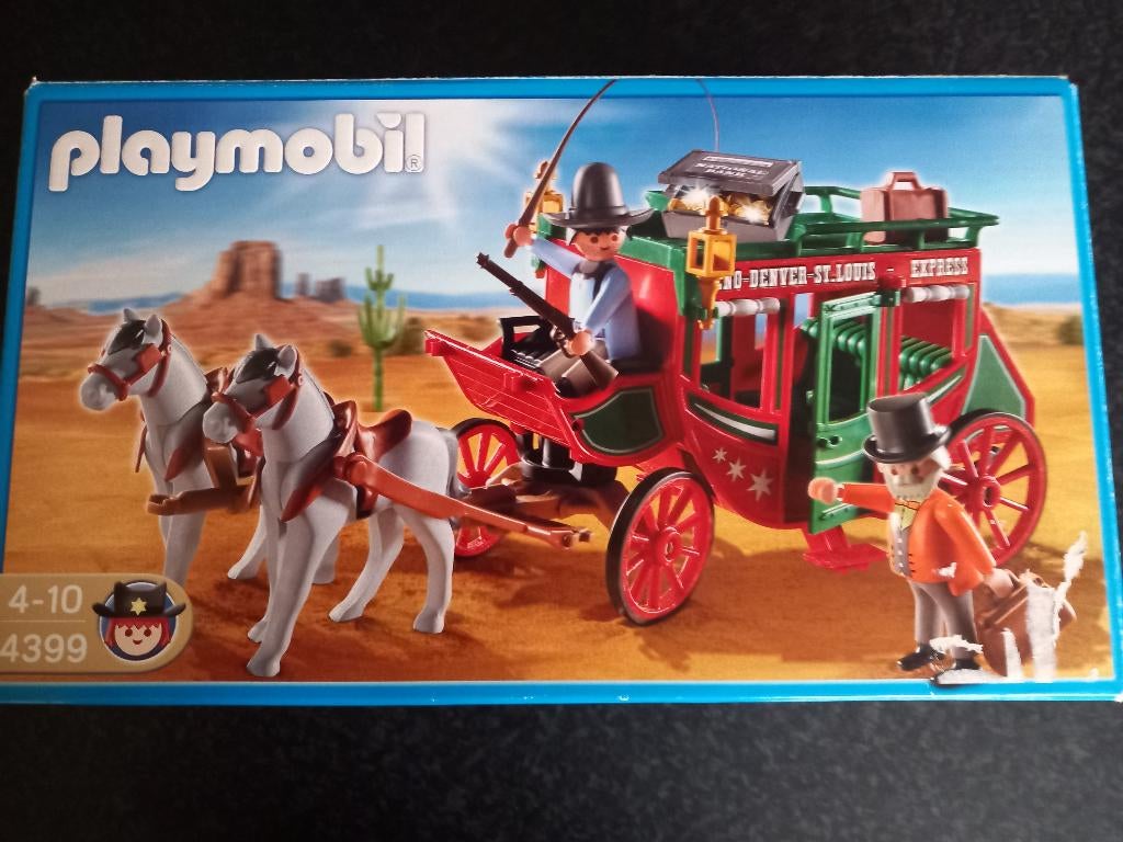 Playmobil Postkoets, Ophalen of Verzenden, Zo goed als nieuw, Complete set