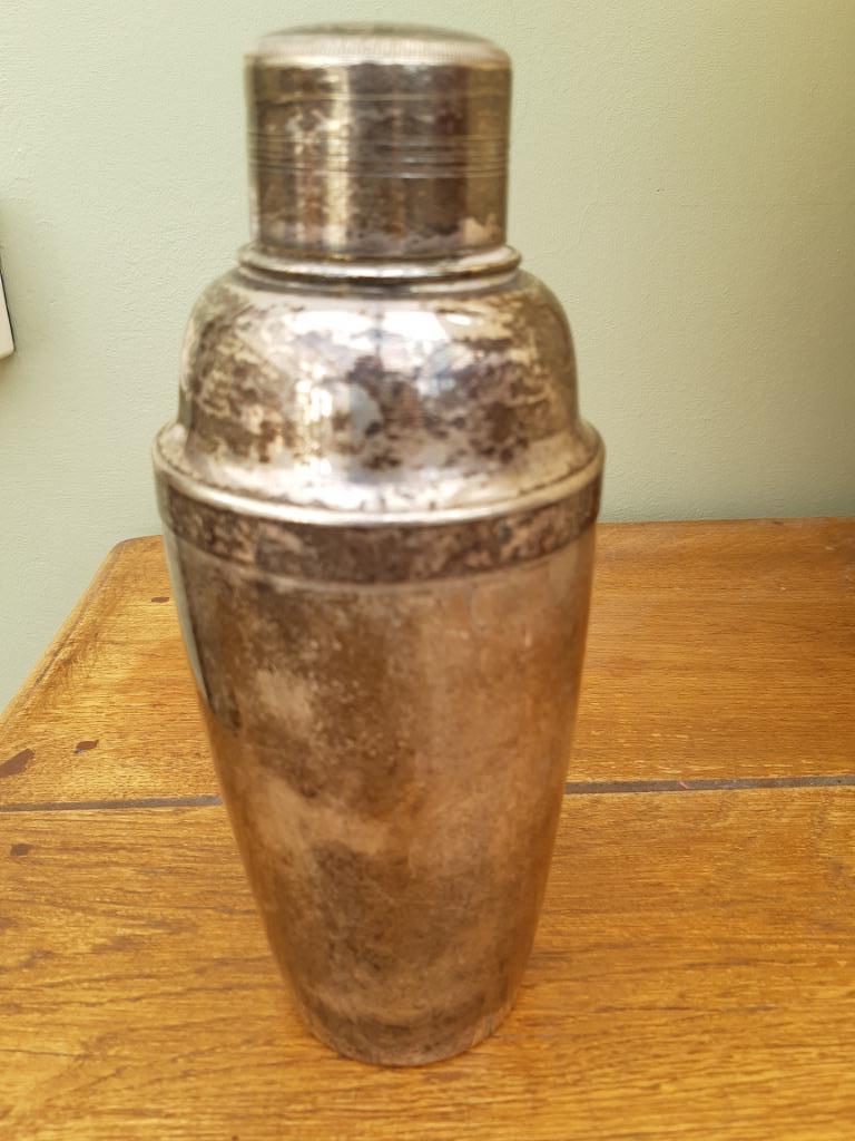 Shaker à cocktail plaqué argent vintage, Maison & Meubles, Cuisine | Ustensiles de cuisine, Enlèvement, Utilisé
