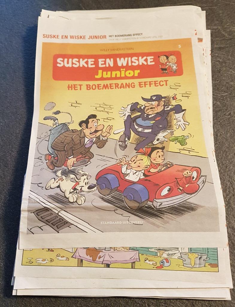 strip suske en wiske junior: het boemerang effect 5, Eén stripboek, Ophalen of Verzenden, Nieuw, Willy Vandersteen