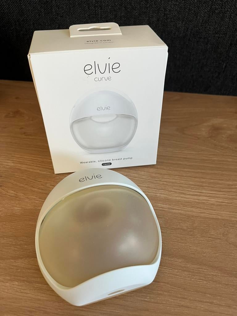 Elvie Curve Tire-lait manuel/collecteur de lait maternel, Enfants & Bébés, Enlèvement ou Envoi, Utilisé, Tire-lait