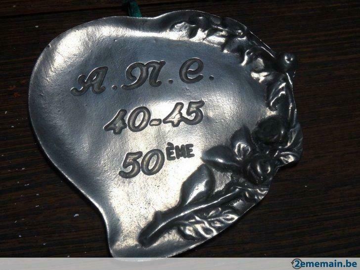 Plat étain (souvenir 40/45)