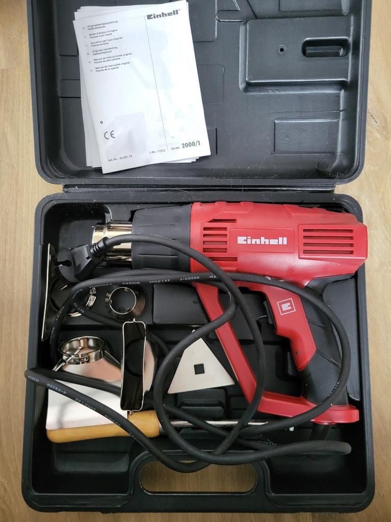 Heat gun / heteluchtpistool Einhell, Ophalen