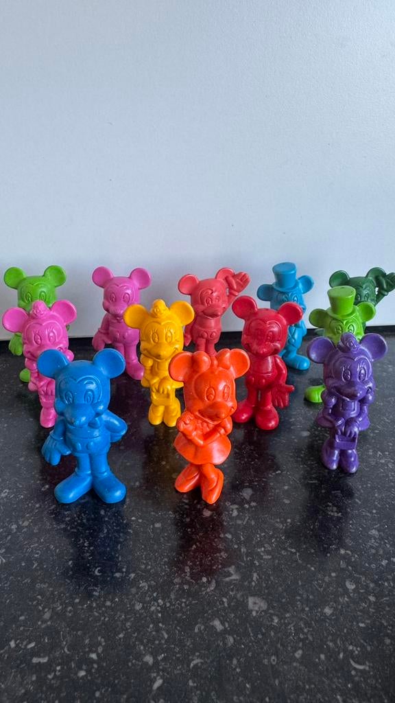 12 leuke Disney figuurtjes in wasco., Ophalen of Verzenden, Zo goed als nieuw