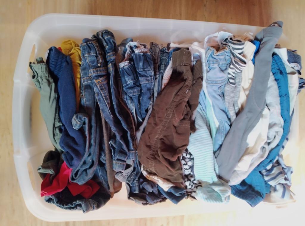 Curver box broekjes maat 68-74, Kinderen en Baby's, Babykleding | Maat 68, Ophalen, Broekje, Jongetje of Meisje, Zo goed als nieuw