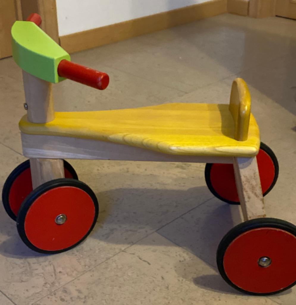 Jeu en bois massif, Enlèvement, Comme neuf, Jouet à Rouler ou à Bascule