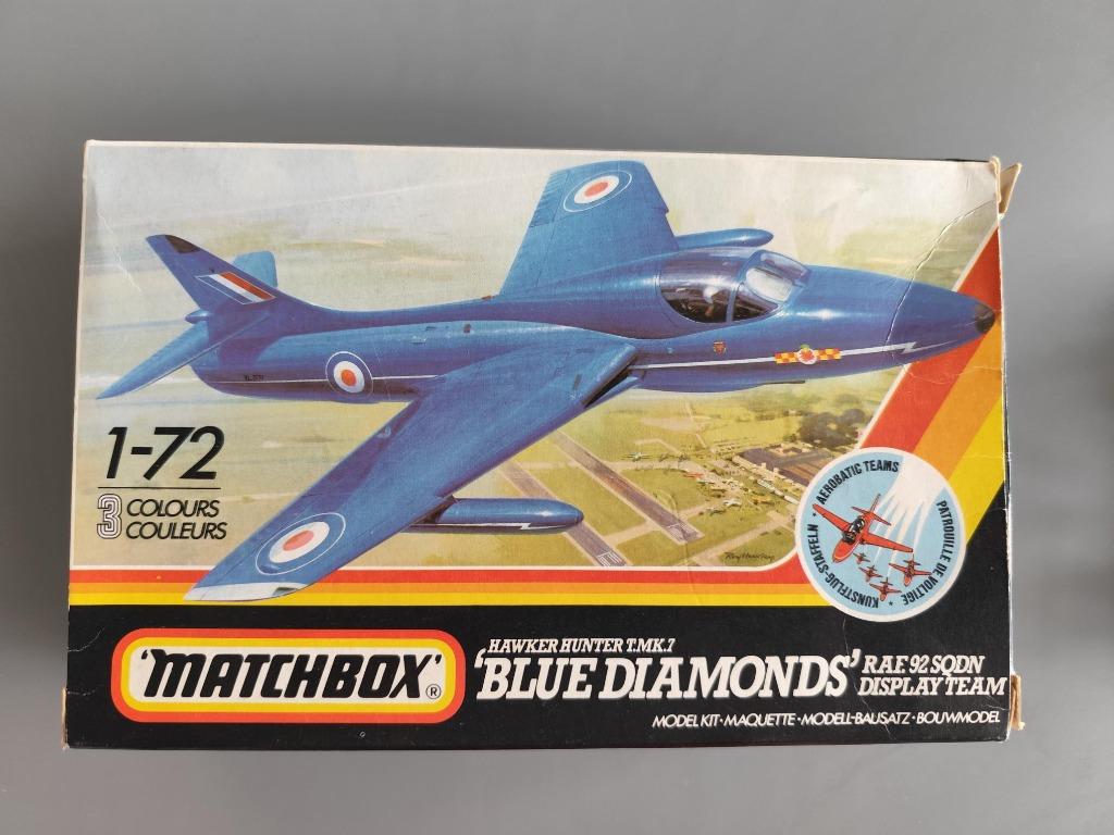 Hawker Hunter T.Mk.7 « DIAMANTS BLEUS » RAF N 92 1/72, Enlèvement ou Envoi, 1:72 à 1:144, Avion, Revell