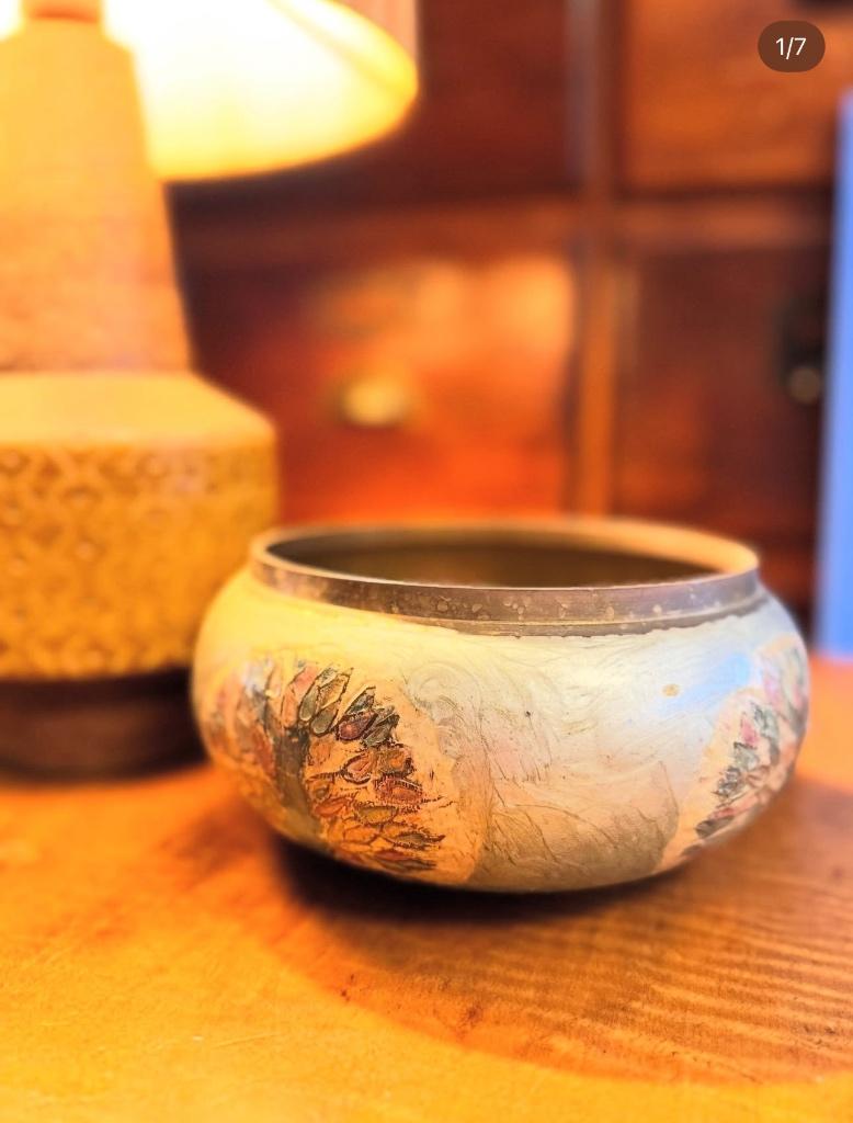 Boîte à bijoux en cloidonne/cuivre, laiton, Enlèvement ou Envoi, Cuivre