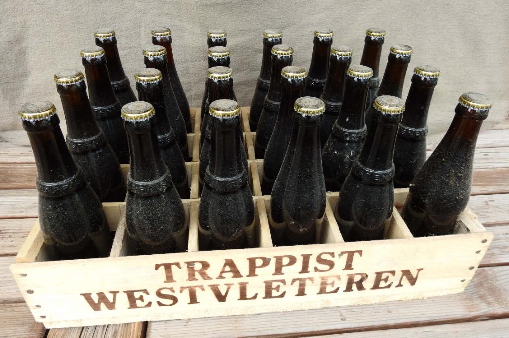 Trappist Westvleteren 12 — Vintage krat 24 flessen (2010-11), Ophalen, Zo goed als nieuw, Overige typen, Overige merken