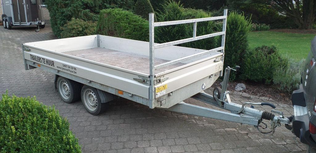aanhangwagens te huur, Ophalen, Zo goed als nieuw