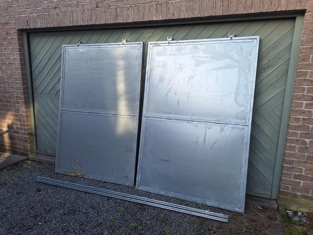 Gegalvaniseerde schuifpoort dubbel, Doe-het-zelf en Bouw, Ophalen