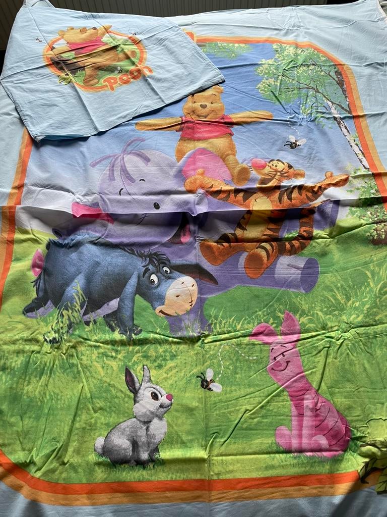 Housse de couette et taie Winnie l’ourson et ses amis, Enlèvement, Comme neuf
