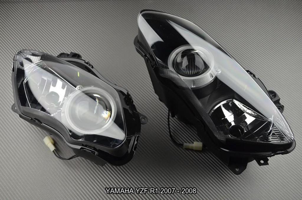 Phare / Optique AVDB avant YAMAHA YZF R1 2007 - 2008, Enlèvement ou Envoi, Neuf