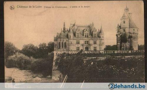 châteaux de la Loire château chenonceaux l'entrée et le donj