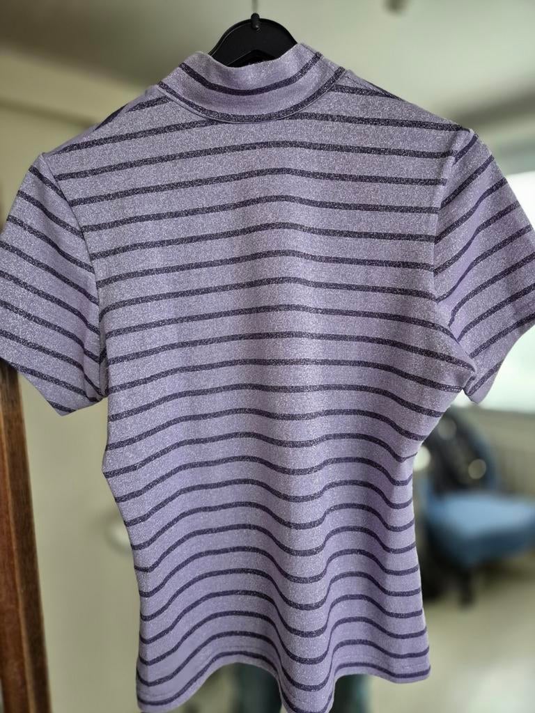 Petit pull rayé lilas mauve pailleté style lurex doux S, Vêtements | Femmes, Enlèvement ou Envoi, Comme neuf