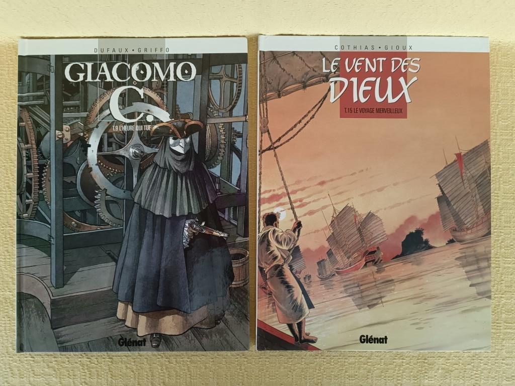 Giacomo T9 + Le vent des Dieux T15 - Glénat, Livres, Plusieurs BD, Enlèvement, Comme neuf