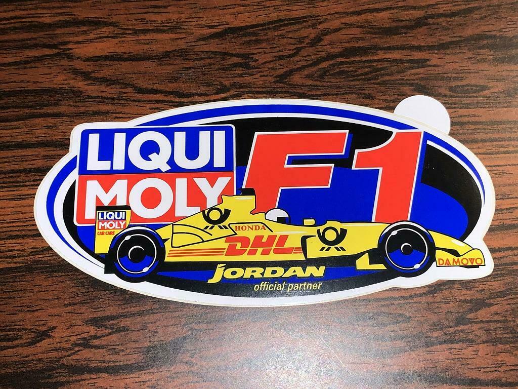 Sticker F1 2002 Jordan Honda DHL Liqui Moly, Ophalen of Verzenden, Zo goed als nieuw