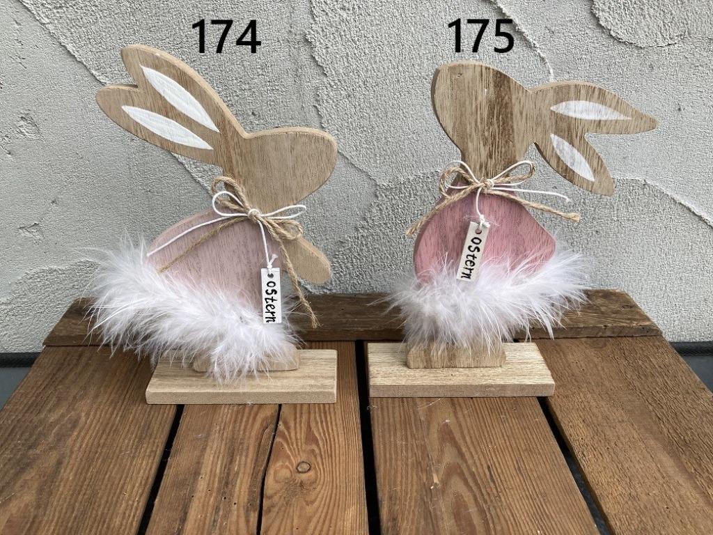 HOUT DECO PASEN 174-175 HAZEN OSTERN NIEUW, Diversen, Pasen, Nieuw, Ophalen of Verzenden
