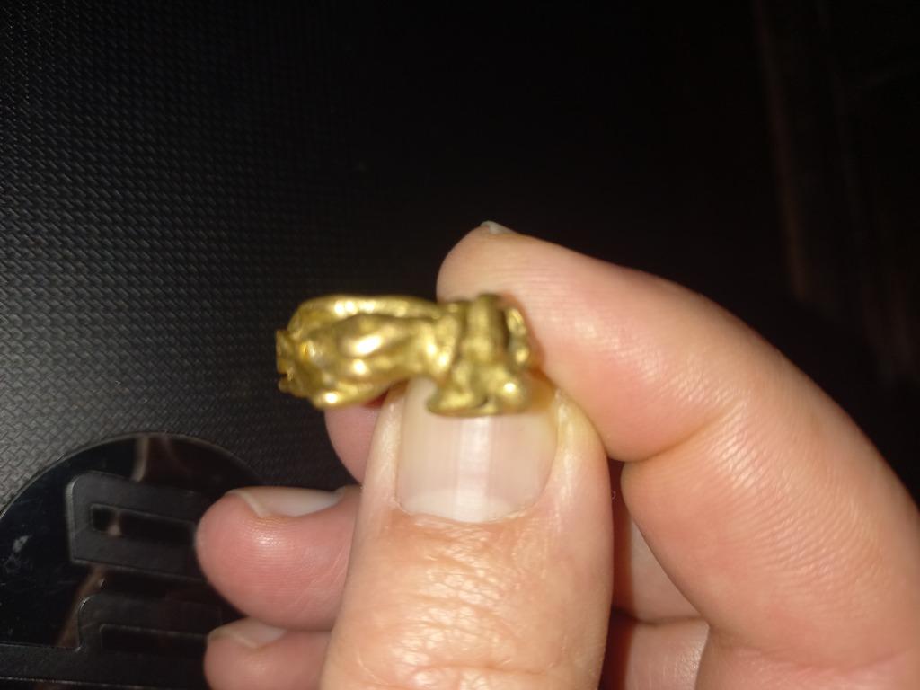 Ring lot 20, Gebruikt, Geel, Ophalen of Verzenden, Dame