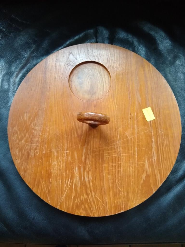 Assiette à fromage ronde + anneau + espace pour qqch suppl., Enlèvement, Utilisé