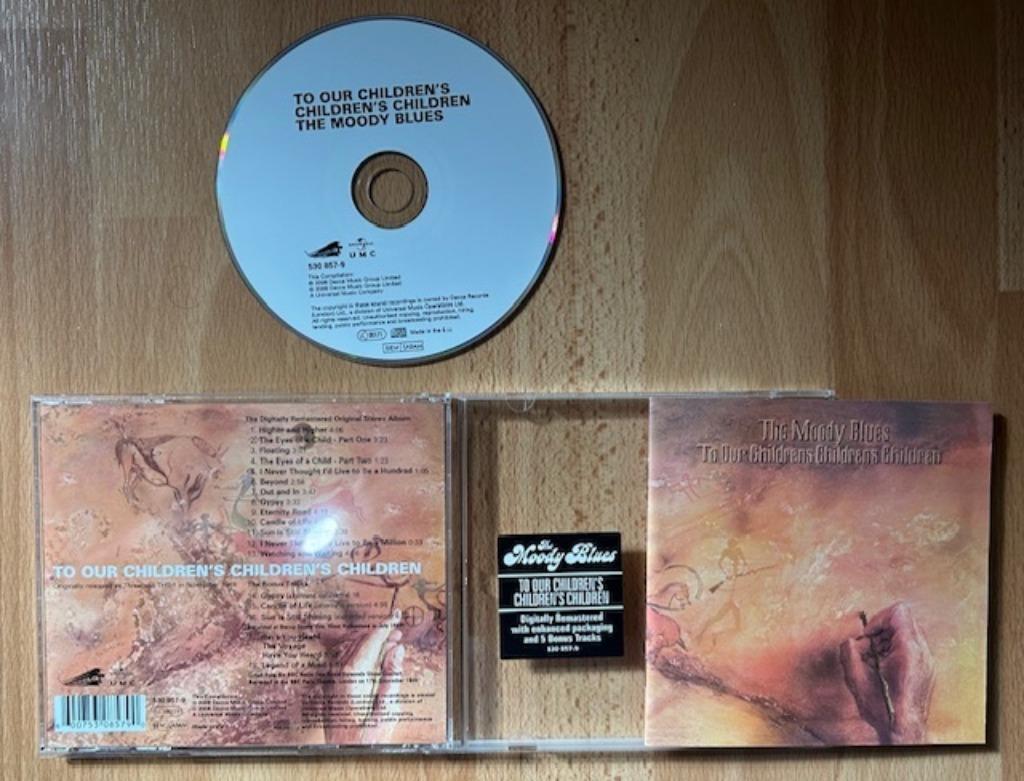 CD THE MOODY BLUES - TO OUR CHILDREN's CHILDREN+BONUS TRACKS, Enlèvement ou Envoi, Comme neuf